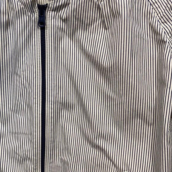 beige striped * GAP * drawstring neckline jacket S - Picture 6 of 13